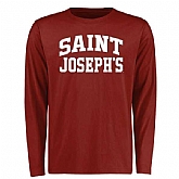 Saint Joseph's Hawks Everyday Long Sleeves WEM T-Shirt Cardinal